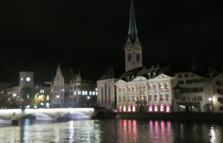 Blick aus unserem Clublokal über die Limmat!